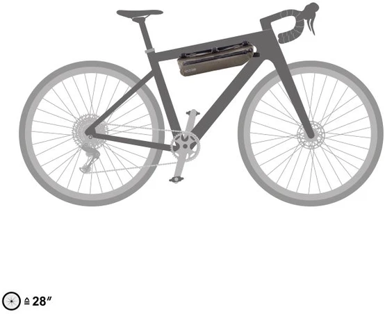 Kita Krepšys Ortlieb Frame-Pack Toptube Dark Sand