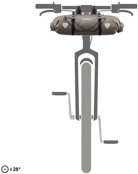 Krepšys Ortlieb Handlebar-Pack Dark Sand