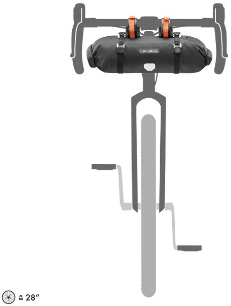 Krepšys Ortlieb Handlebar-Pack Juodas Matt