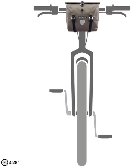 Krepšys Ortlieb Handlebar-Pack QR Dark Sand