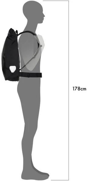 Krepšys Ortlieb Messenger-Bag Juodas