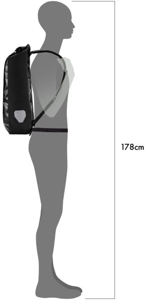 Krepšys Ortlieb Messenger-Bag Juodas