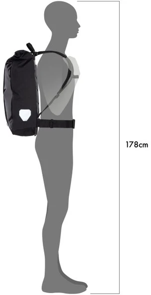Krepšys Ortlieb Messenger-Bag Pro Juodas