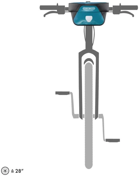 Krepšys Ortlieb Ultimate Petrol - Juodas