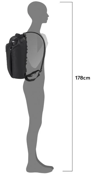 Krepšys Ortlieb Vario Lite Juodas