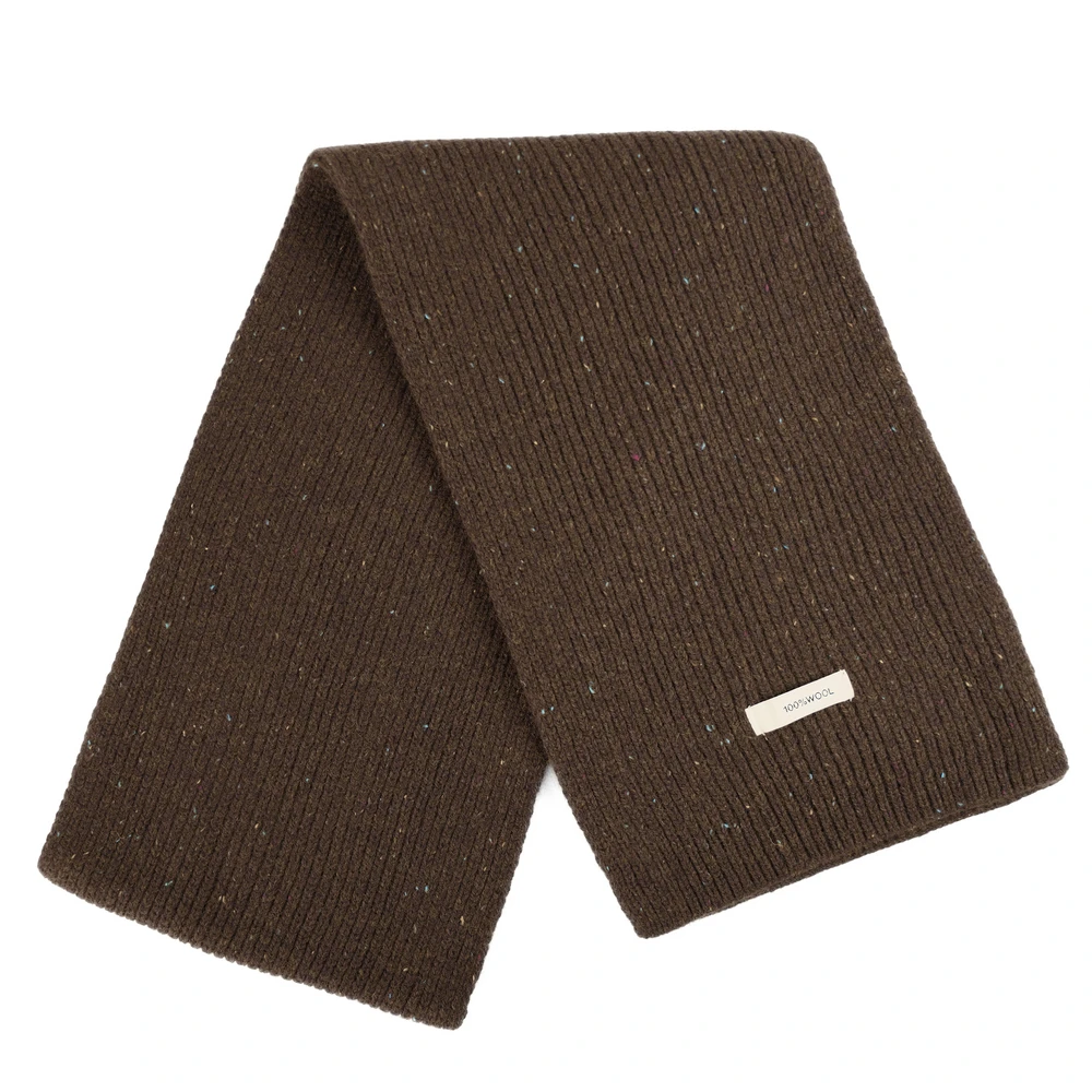 Solier NORDIS 100% vilnonis unisex šalikas, tamsiai ruda
