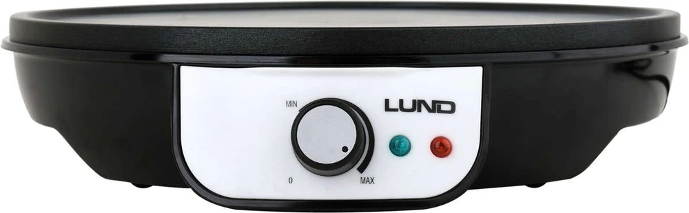 Vaflinė Lund Blynų keptuvė 1000W, 30 cm skersmens, su nelimpančia danga, elektrinė keptuvė