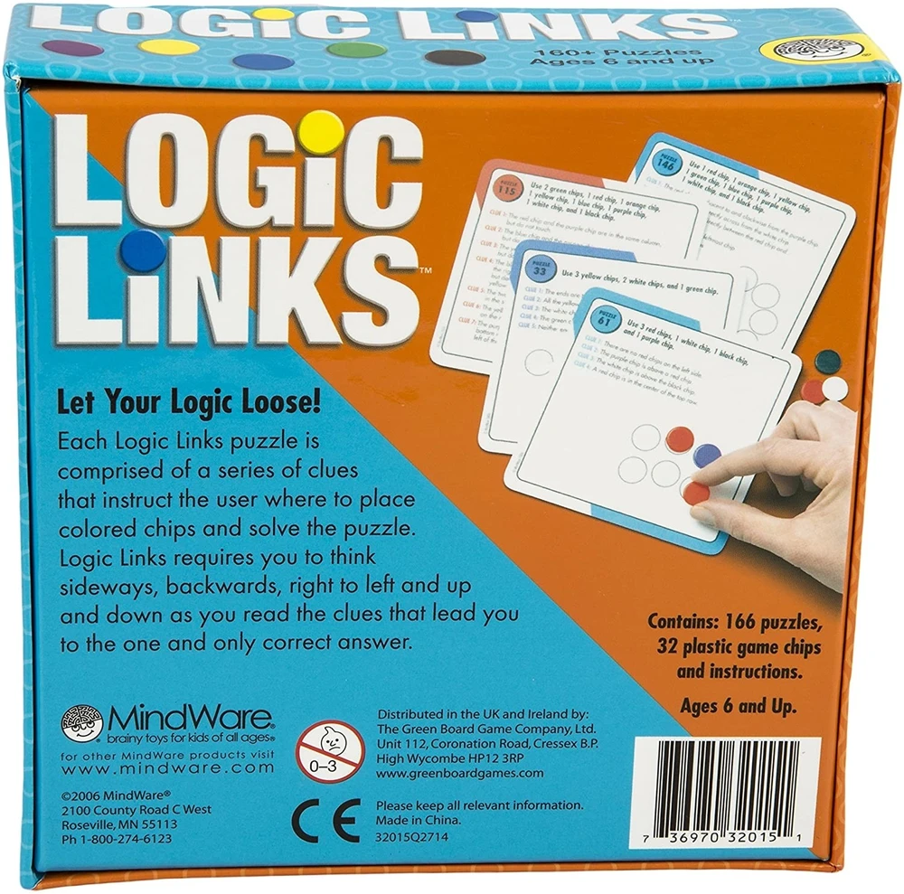 Kritinio mąstymo žaidimas „Logic Links”