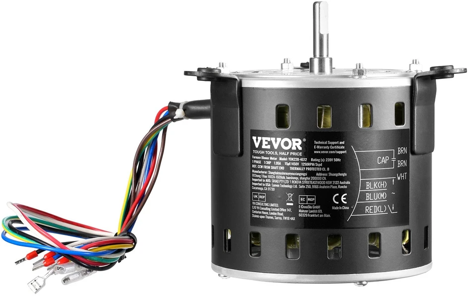 VEVOR 220V 1/3 AGP krosnies pūstuvo variklis