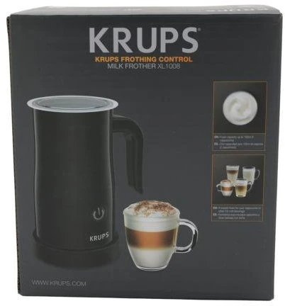 Krups XL1008 Automatinis pieno plakiklis/šildytuvas Juodas
