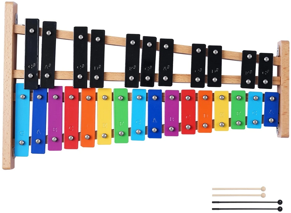 VEVOR Glockenspiel ksilofonas, 27 natų