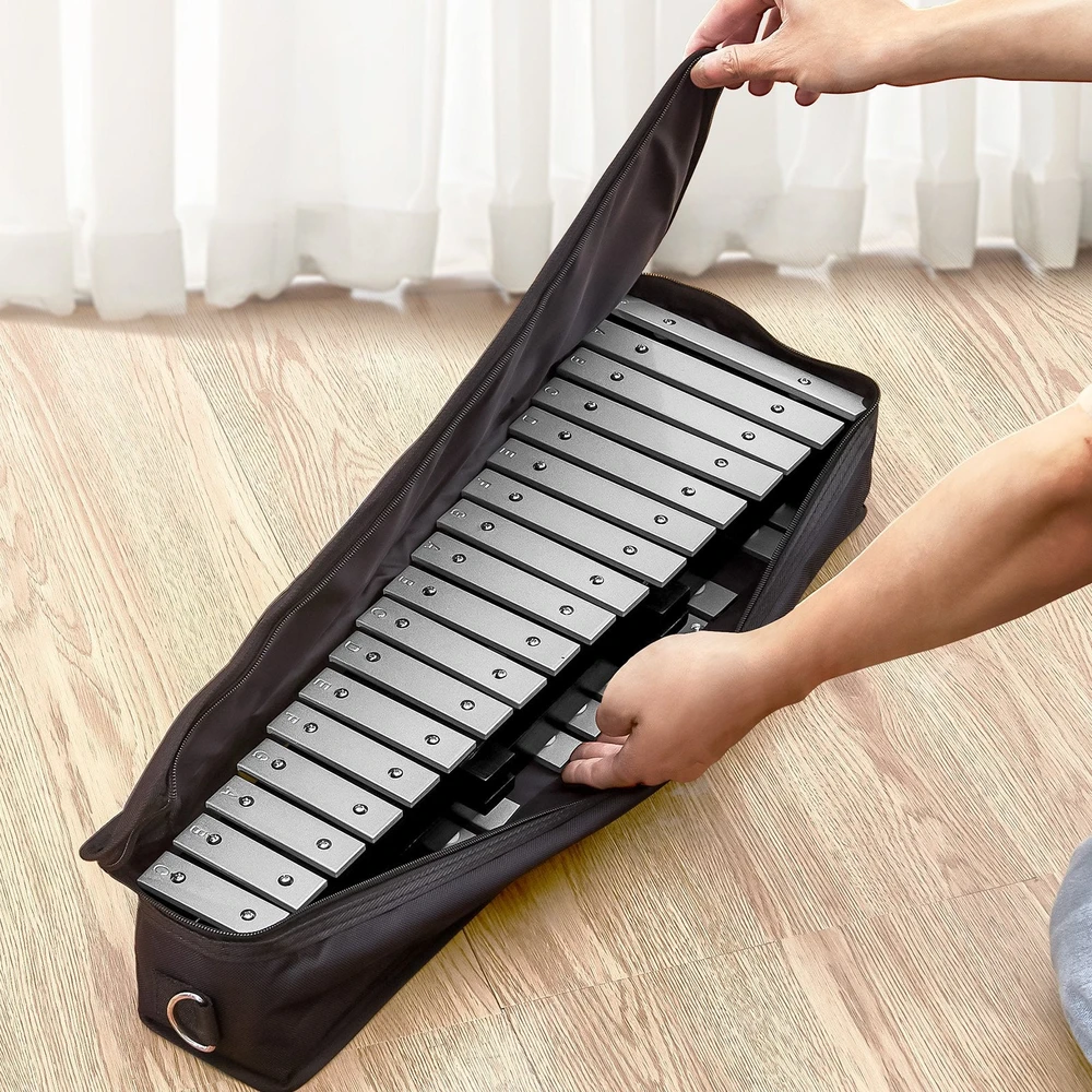 VEVOR 30 natų glockenspielis su malletais ir būgnų lazdelėmis