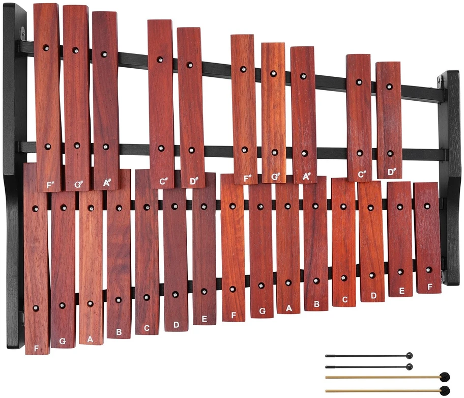VEVOR 25 natų medinis glockenspielis su deklaji