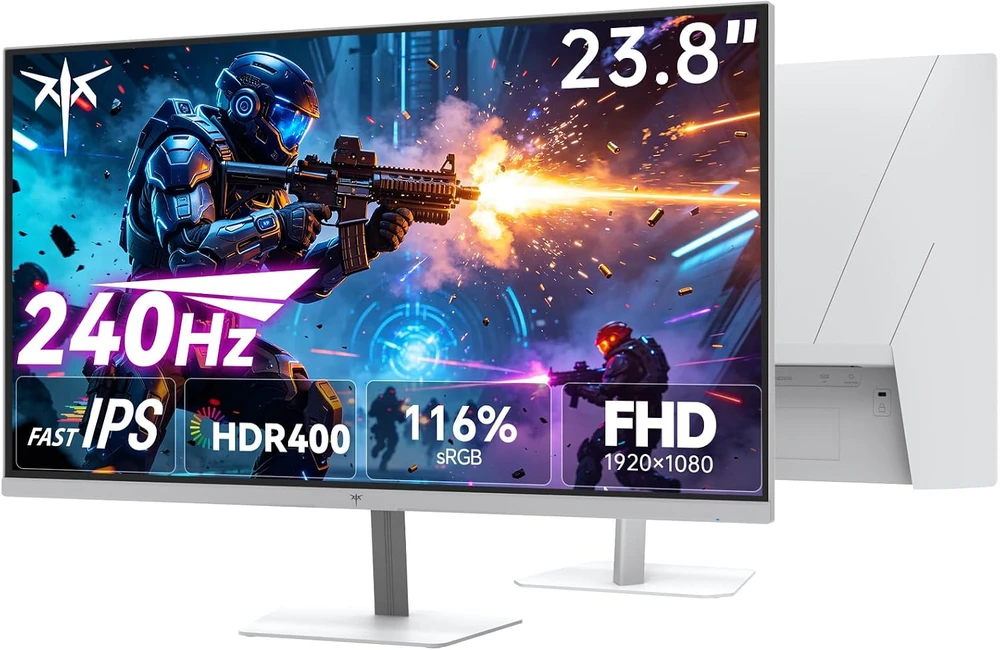 KTC žaidimų monitorius 24 colių FHD 240 Hz Fast IPS 1 ms HDR400 H24F7