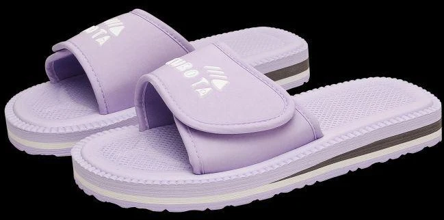 Kubota Klasikinės šlepetės su Velcro pastelės violetinės K25SS-100-001-10-1
