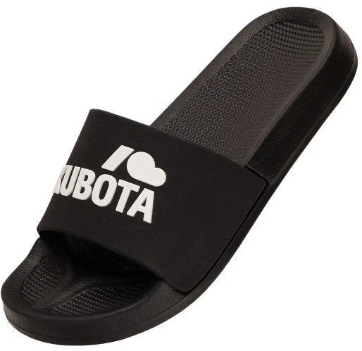 Kubota paprastos baseino šlepetės juodos K0000-101-003-23-1