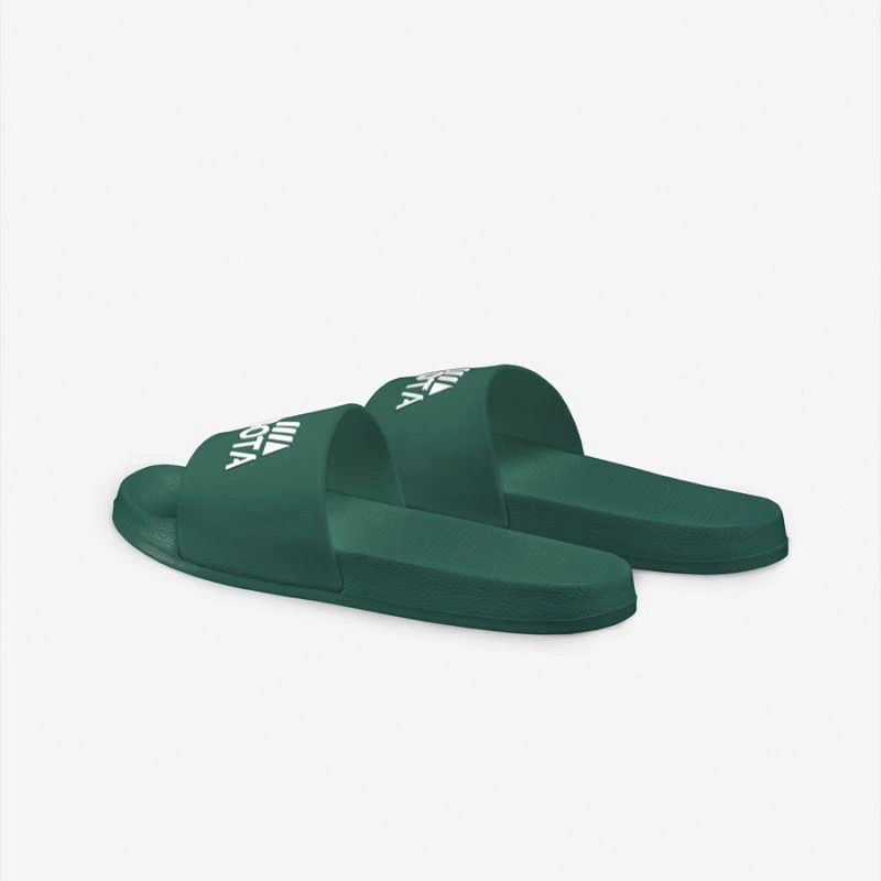 Kubota paprastos žalios baseino šlepetės