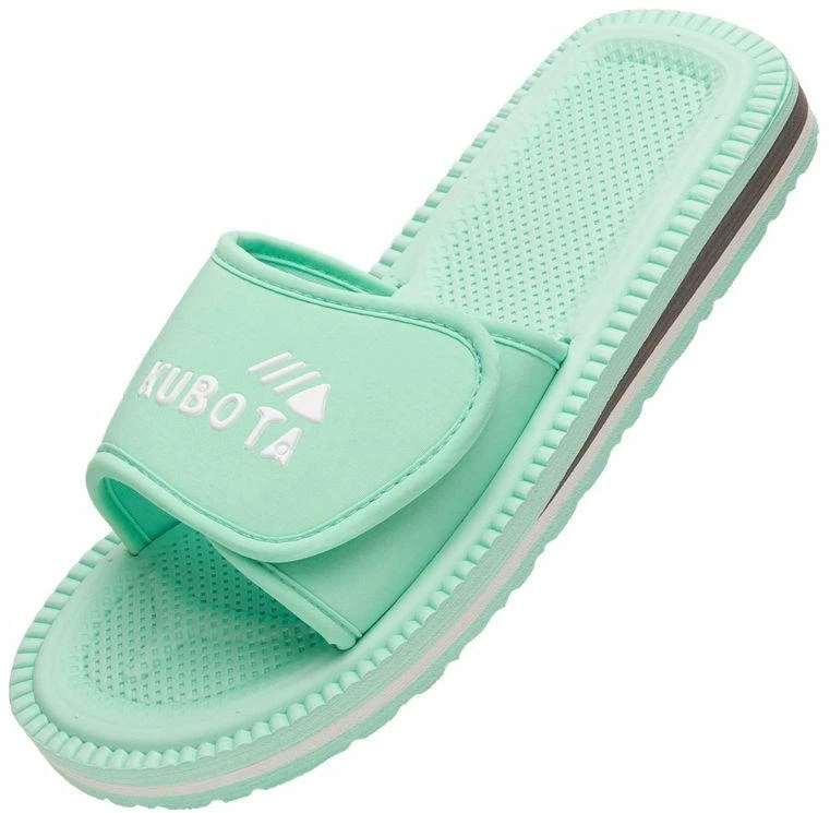 Kubota Velcro Klasikinės šlepetės Pastelinės žalios K25SS-100-001-17-1