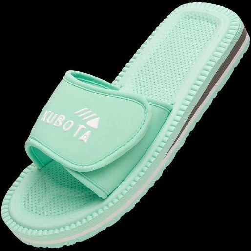 Kubota Velcro Klasikinės šlepetės Pastelinės žalios K25SS-100-001-17-1