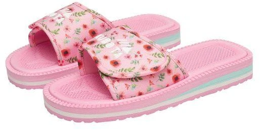 Kubota Velcro šlepetės, daugiaspalvės, gėlėtos, rožinės K25SS-100-001-28-1