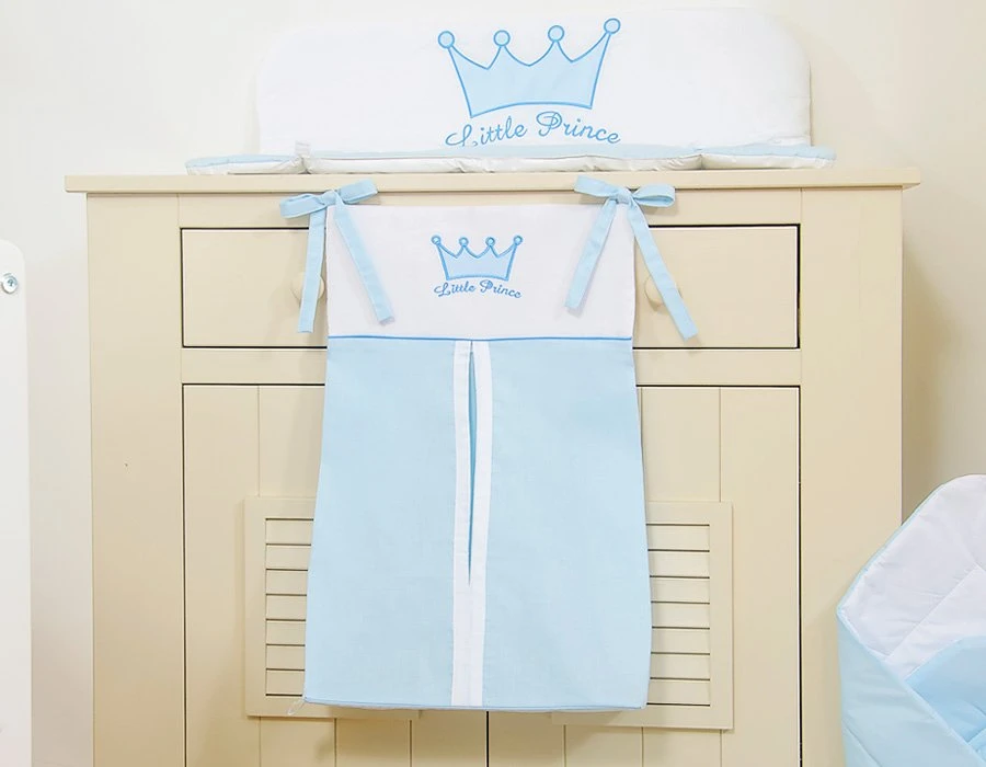 Kūdikio krepšys mėlynas Little Prince/Princess