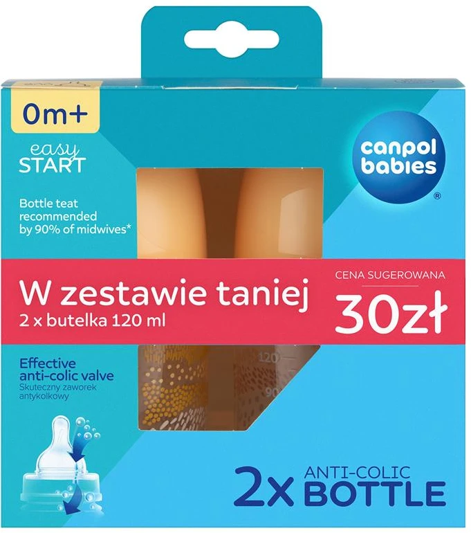 CANPOL 0440 Buteliukas 120 ml duopack