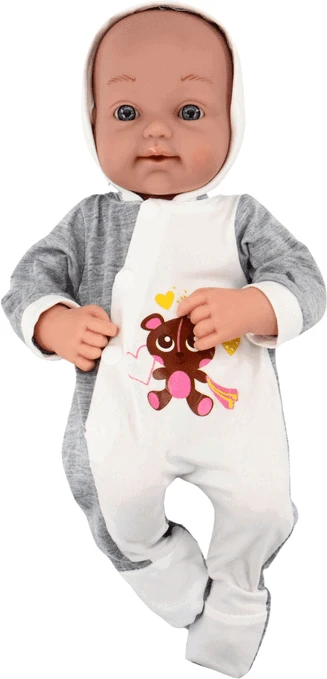 Lean Toys Lėlytė su čiulptuku ir aksesuarais, 35 cm
