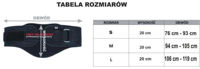 Kultūrizmo diržas treniruotėms - DBX BUSHIDO - M- Model ARW-718