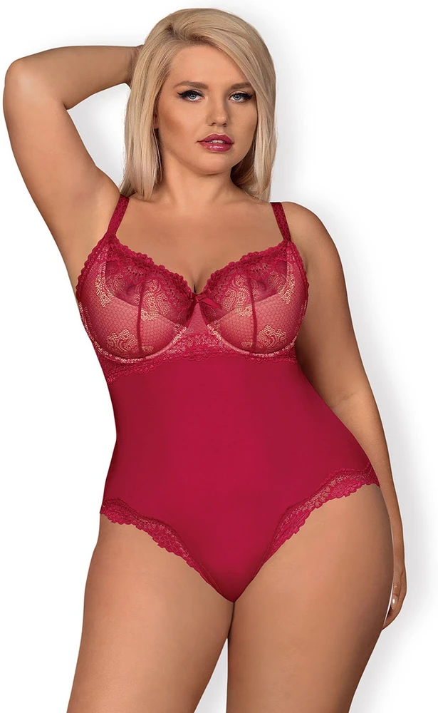 Obsessive Įkyrus – Rosalyne Teddy Raudona S/M