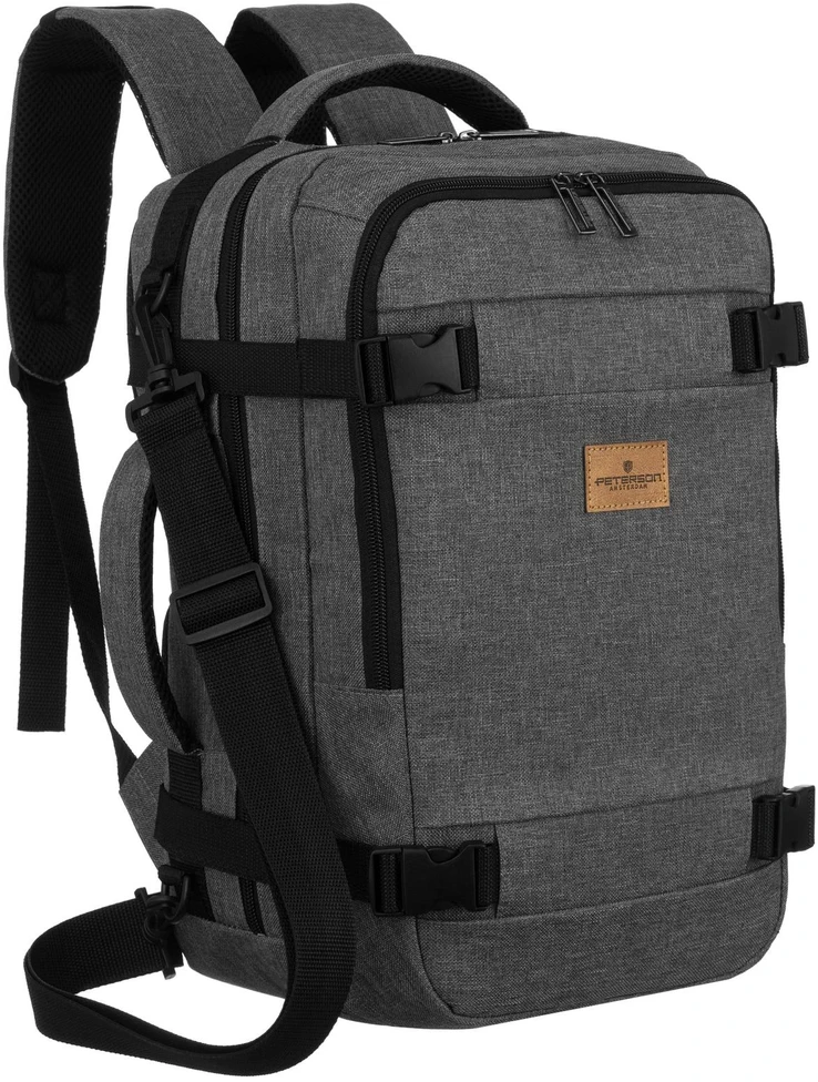 Kuprinė unisex Peterson, pilka K8