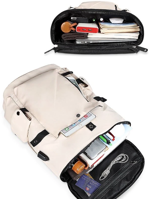 Sponge Tourist kuprinė, 15,4" Apricot, su USB jungtimi