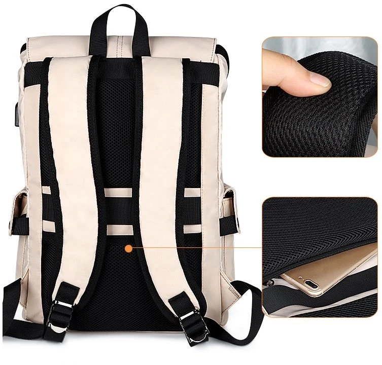 Sponge Tourist kuprinė, 15,4" Apricot, su USB jungtimi