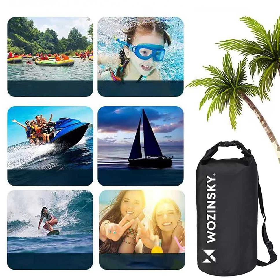 Wozinsky WWK-20 waterproof bag for sup kayak 20l - juodas
