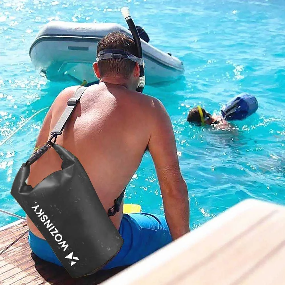 Wozinsky WWK-20 waterproof bag for sup kayak 20l - juodas