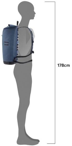 Kuprinė Ortlieb Commuter Daypack Urban Line Ink