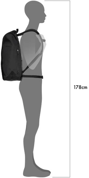 Kuprinė Ortlieb Velocity Juodas