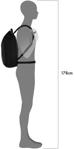 Kuprinė Ortlieb Velocity Juodas