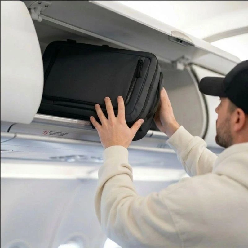 Tech-Protect Defender S50 Backpack for Ryanair & Wizzar, 20L Nešiojamas kompiuteris - Juodas