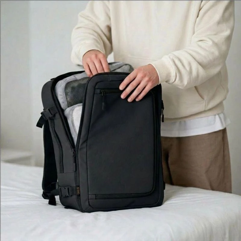 Tech-Protect Defender S50 Backpack for Ryanair & Wizzar, 20L Nešiojamas kompiuteris - Juodas