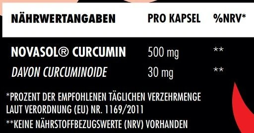 Kurkumino kapsulės Big Zone NovaSol® 90 vnt