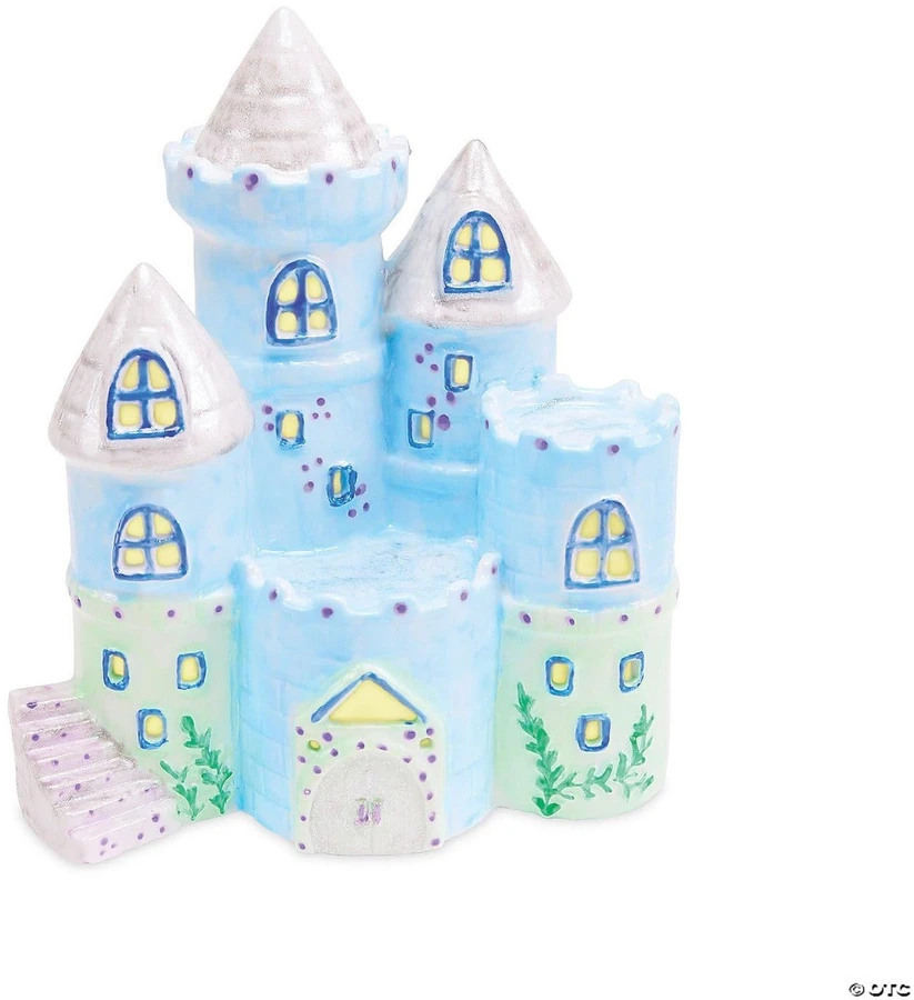Kūrybinis rinkinys „Paint Your Own Porcelain Castle Light“