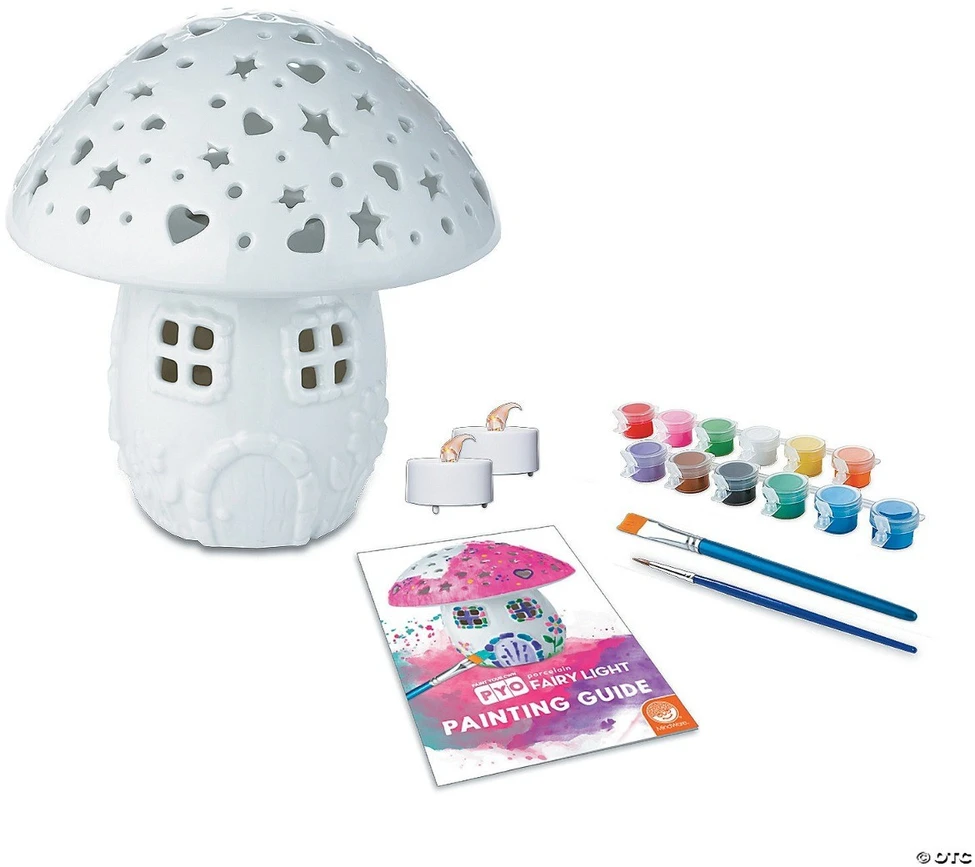 Kūrybinis rinkinys „Paint Your Own Porcelain Fairy Light“
