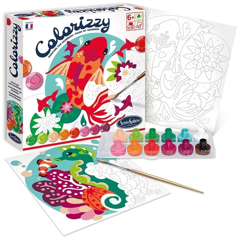 Kūrybinis spalvinimo rinkinys „Colorizzy Povandeninis pasaulis”