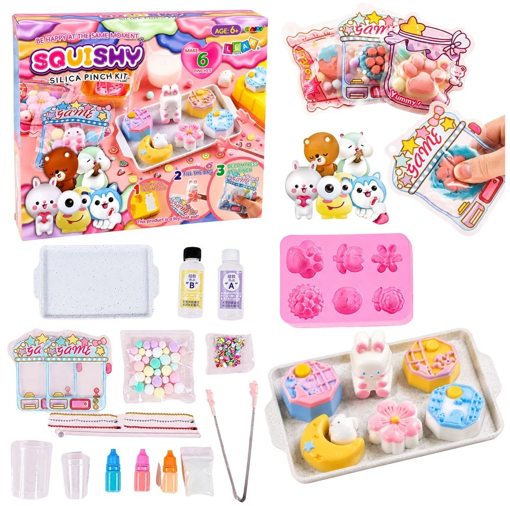 Lean Toys Kūrybinis „Squishy“ rinkinys kiškučiams ir desertams