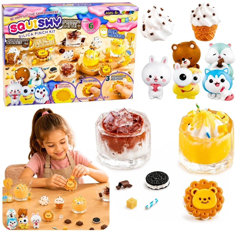 Lean Toys Kūrybinis „squishy“ rinkinys saldumynams ir gėrimams