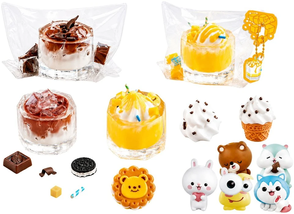 Lean Toys Kūrybinis „squishy“ rinkinys saldumynams ir gėrimams