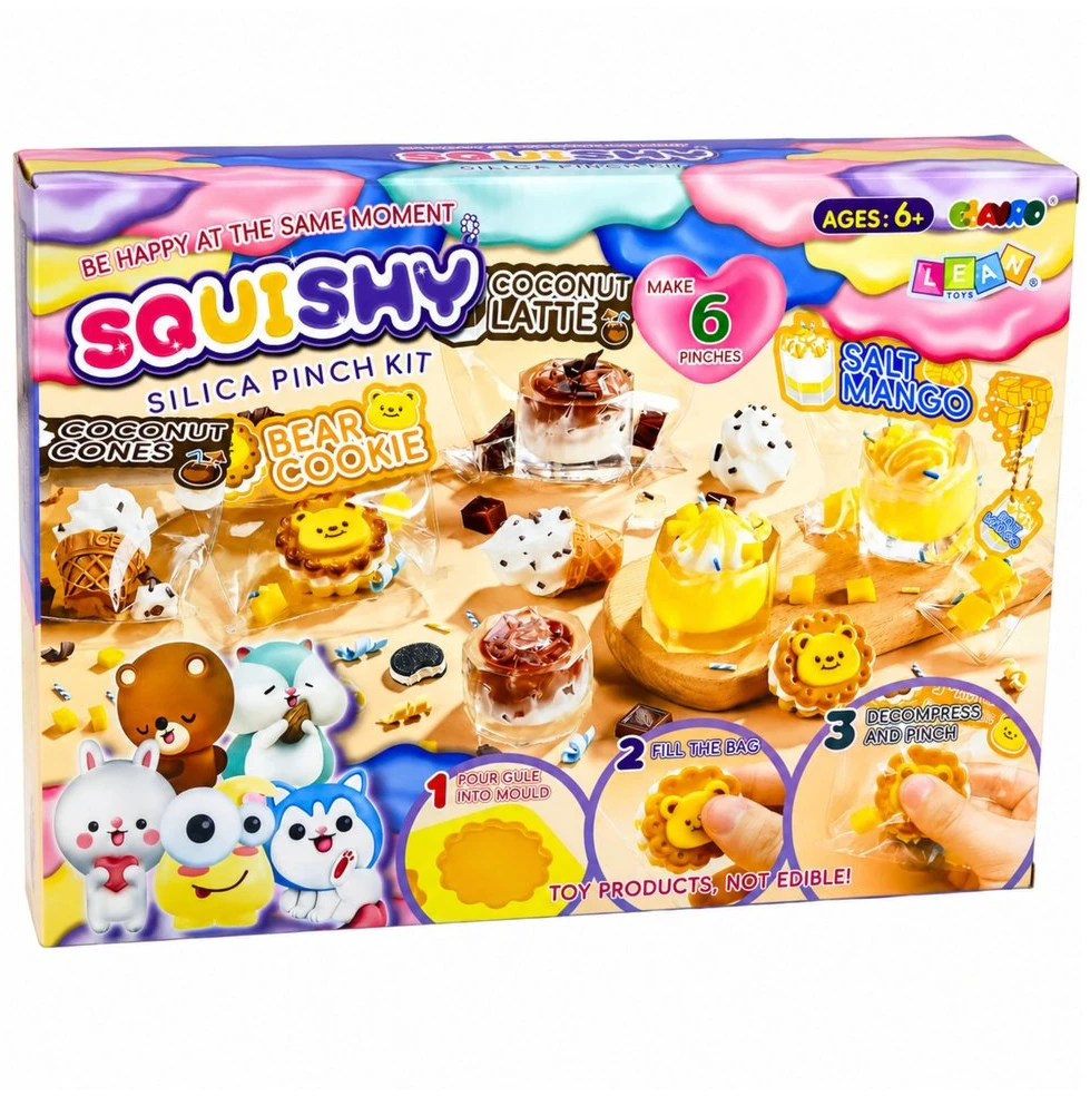 Lean Toys Kūrybinis „squishy“ rinkinys saldumynams ir gėrimams