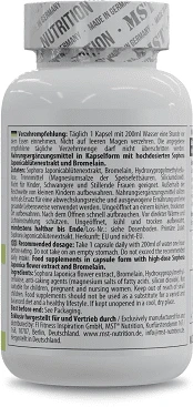 MST Quercetinas Bromelainas 60 Kapsulių