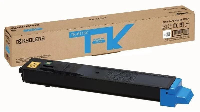 Kyocera TK-8115C (1T02P3CNL0) Lazerinė kasetė, Žydra
