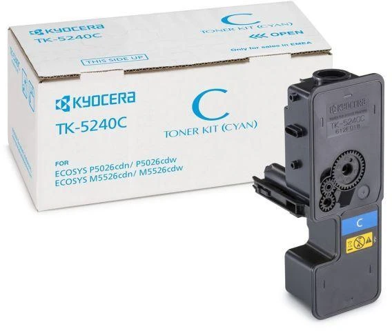Kasetė Kyocera TK5240C, žalsvai mėlyna